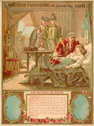 Tod von Ambroise de Boufflers in der Schlacht bei Dettingen, 1743